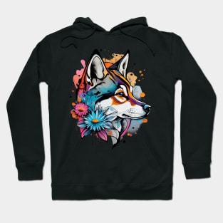 Charming Watercolor Dog Design for Dog Lovers Hoodie